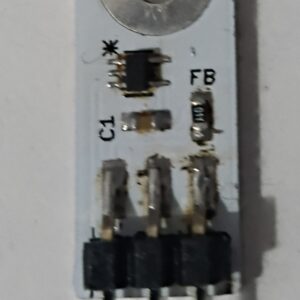 SwiftSense T235 analog temperature sensor module on aluminum MCPCB with TI TMP235, Murata ferrite bead, M3 mounting hole by Ramanu Systems
