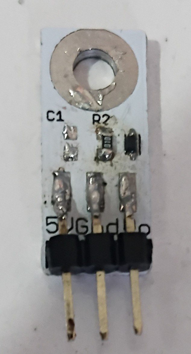 RS-TMP6331-100K silicon PTC temperature sensor on aluminum MCPCB by Ramanu Systems